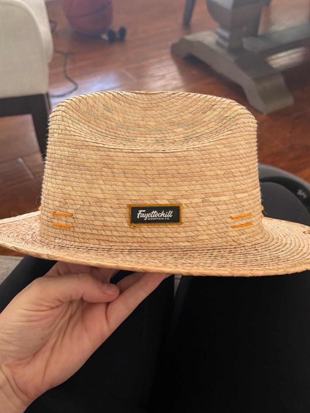 Fayettechill Natural Straw Fedora Hat - Men Accessories OS
